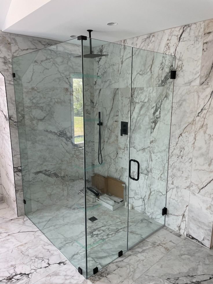 Bathroom & Shower & Profile Glass Partition 5
